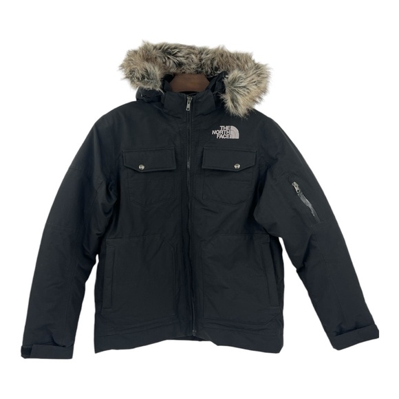 The North Face Gotham jacket black 600 Down Waterproof Insulated hood Jacket L - Picture 4 of 16